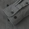 image:imageDubinik Canvas Long Sleeve Shirts for Men Button Up Work ShirtDark Gray