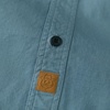 image:imageDubinik Canvas Long Sleeve Shirts for Men Button Up Work ShirtDenim Blue