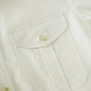 image:imageDubinik Canvas Long Sleeve Shirts for Men Button Up Work ShirtIvory White