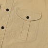 image:imageDubinik Canvas Long Sleeve Shirts for Men Button Up Work ShirtKhaki
