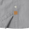 image:imageDubinik Canvas Long Sleeve Shirts for Men Button Up Work ShirtLight Gray
