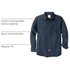 image:imageDubinik Canvas Long Sleeve Shirts for Men Button Up Work ShirtNavy Blue