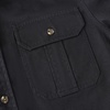 image:imageDubinik Mens Long Sleeve Cotton Button Down Work Shirt 2 Pocket RegularBlack
