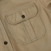 image:imageDubinik Mens Long Sleeve Cotton Button Down Work Shirt 2 Pocket RegularKhaki