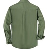 image:imageDubinik Mens Long Sleeve Cotton Button Down Work Shirt 2 Pocket RegularLight Green