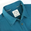 image:imageDubinik Mens Long Sleeve Cotton Button Down Work Shirt 2 Pocket RegularNavy Blue