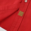 image:imageDubinik Mens Long Sleeve Cotton Button Down Work Shirt 2 Pocket RegularRed