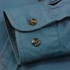 image:imageDubinik Mens Long Sleeve Cotton Button Down Work Shirt 2 Pocket RegularSlate Blue