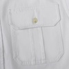 image:imageDubinik Mens Long Sleeve Cotton Button Down Work Shirt 2 Pocket RegularWhite