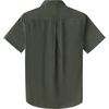 image:imageDubinik Mens Short Sleeve Button Down Shirts 2 Pocket Casual Vintage Cotton Button up Comfortable Western Heavyweight WorkArmy Green