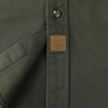 image:imageDubinik Mens Short Sleeve Button Down Shirts 2 Pocket Casual Vintage Cotton Button up Comfortable Western Heavyweight WorkArmy Green