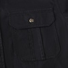 image:imageDubinik Mens Short Sleeve Button Down Shirts 2 Pocket Casual Vintage Cotton Button up Comfortable Western Heavyweight WorkBlack