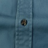 image:imageDubinik Mens Short Sleeve Button Down Shirts 2 Pocket Casual Vintage Cotton Button up Comfortable Western Heavyweight WorkGray Blue
