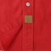 image:imageDubinik Mens Short Sleeve Button Down Shirts 2 Pocket Casual Vintage Cotton Button up Comfortable Western Heavyweight WorkRed