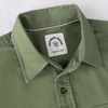 image:imageDubinik Mens Short Sleeve Button Down Shirts 2 Pocket Casual Vintage Cotton Button up Comfortable Western Heavyweight WorkSage Green