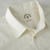 image:imageDubinik Mens Short Sleeve Button Down Shirts 2 Pocket Work Casual Vintage Cotton with StretchBeige