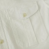 image:imageDubinik Mens Short Sleeve Button Down Shirts 2 Pocket Work Casual Vintage Cotton with StretchBeige