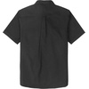 image:imageDubinik Mens Short Sleeve Button Down Shirts 2 Pocket Work Casual Vintage Cotton with StretchBlack