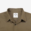 image:imageDubinik Mens Short Sleeve Button Down Shirts 2 Pocket Work Casual Vintage Cotton with StretchDark Khaki