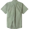 image:imageDubinik Mens Short Sleeve Button Down Shirts 2 Pocket Work Casual Vintage Cotton with StretchLight Green