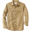 image:imageDubinik Canvas Long Sleeve Shirts for Men Button Up Work ShirtKhaki