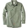 image:imageDubinik Canvas Long Sleeve Shirts for Men Button Up Work ShirtLight Green